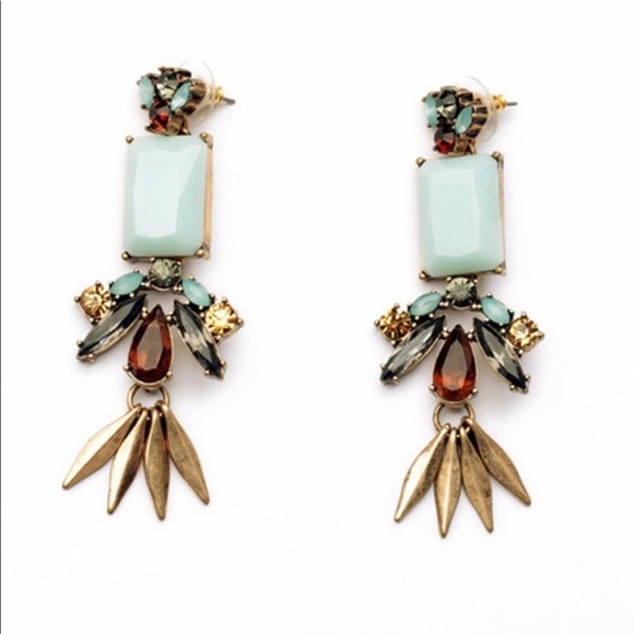 Rhinestone Statement Earrings - Picture 1 of 3